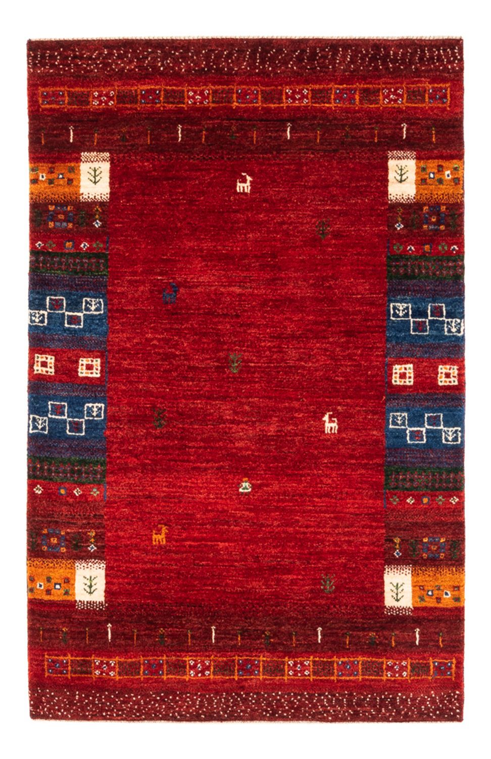 Gabbeh Teppich - Loribaft Perser - Royal - 130 x 86 cm - mehrfarbig
