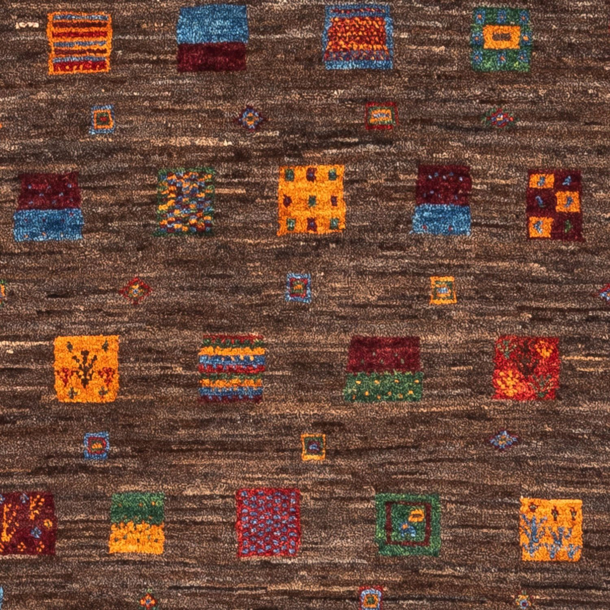 Gabbeh Teppich - Loribaft Perser - Royal - 119 x 82 cm - grau