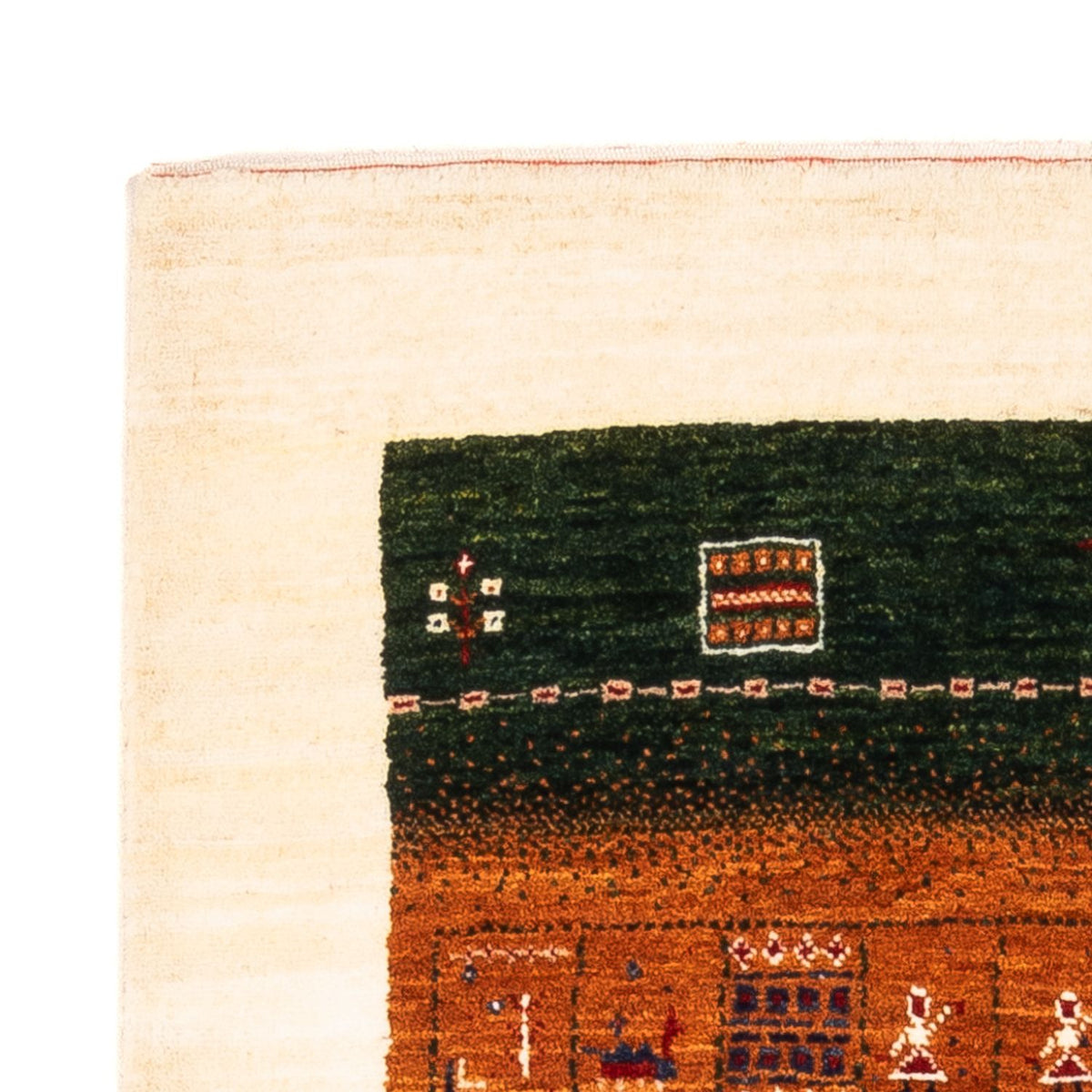 Gabbeh Teppich - Loribaft Perser - Royal - 129 x 88 cm - mehrfarbig