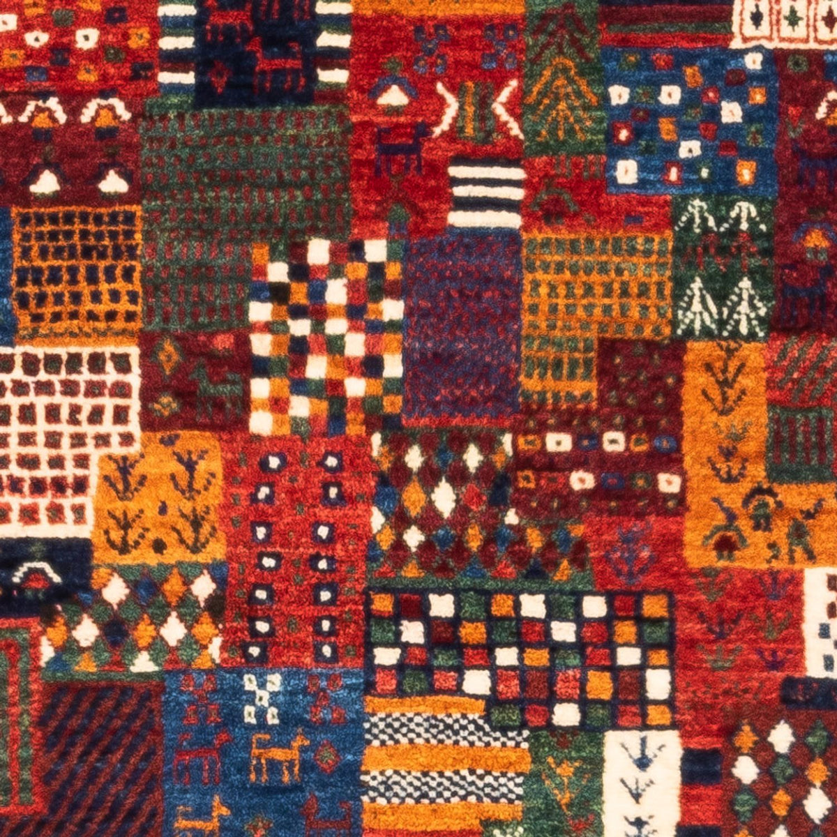 Gabbeh Teppich - Loribaft Perser - Royal - 134 x 82 cm - mehrfarbig