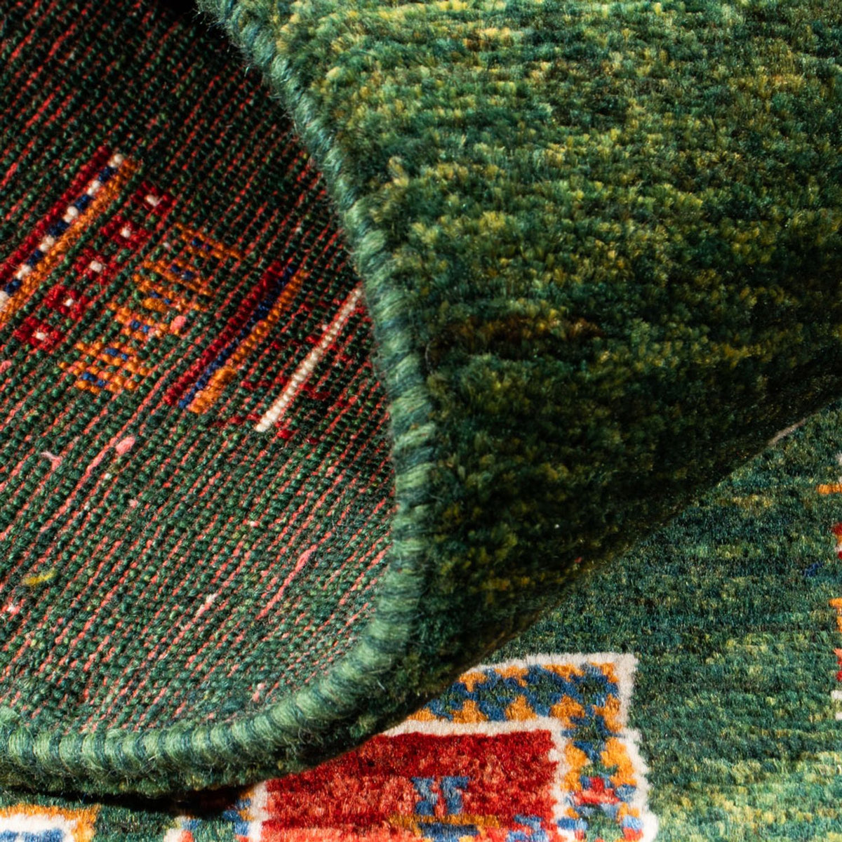 Gabbeh Teppich - Loribaft Perser - Royal - 135 x 83 cm - mehrfarbig