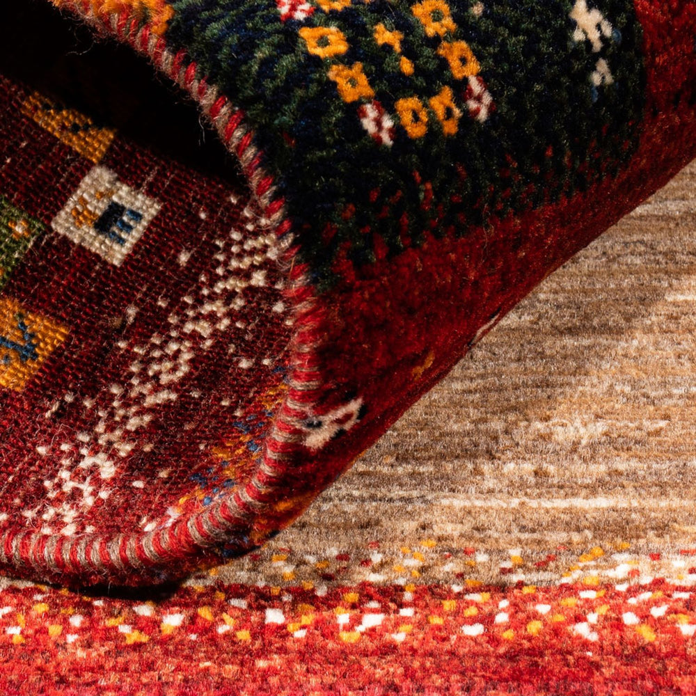 Gabbeh Teppich - Loribaft Perser - Royal - 134 x 92 cm - mehrfarbig