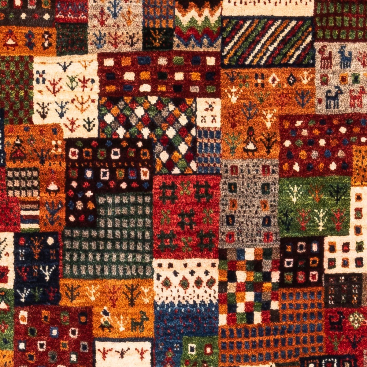 Gabbeh Teppich - Loribaft Perser - Royal - 142 x 88 cm - mehrfarbig