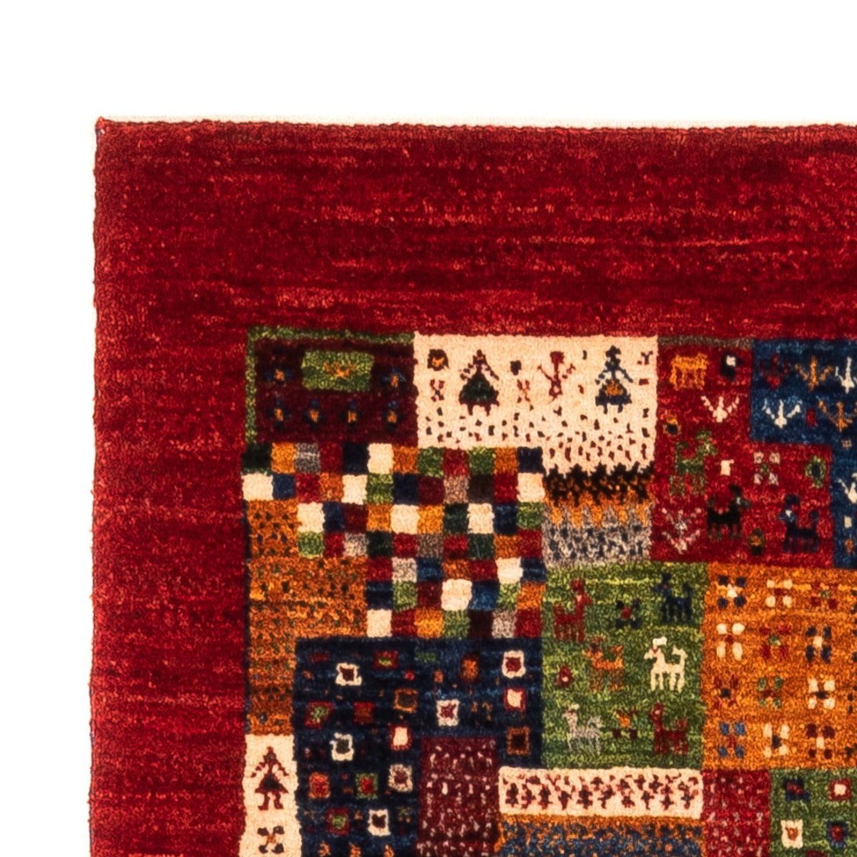 Gabbeh Teppich - Loribaft Perser - Royal - 142 x 88 cm - mehrfarbig