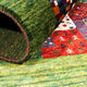 Gabbeh Teppich - Loribaft Perser - Royal quadratisch  - 129 x 120 cm - mehrfarbig