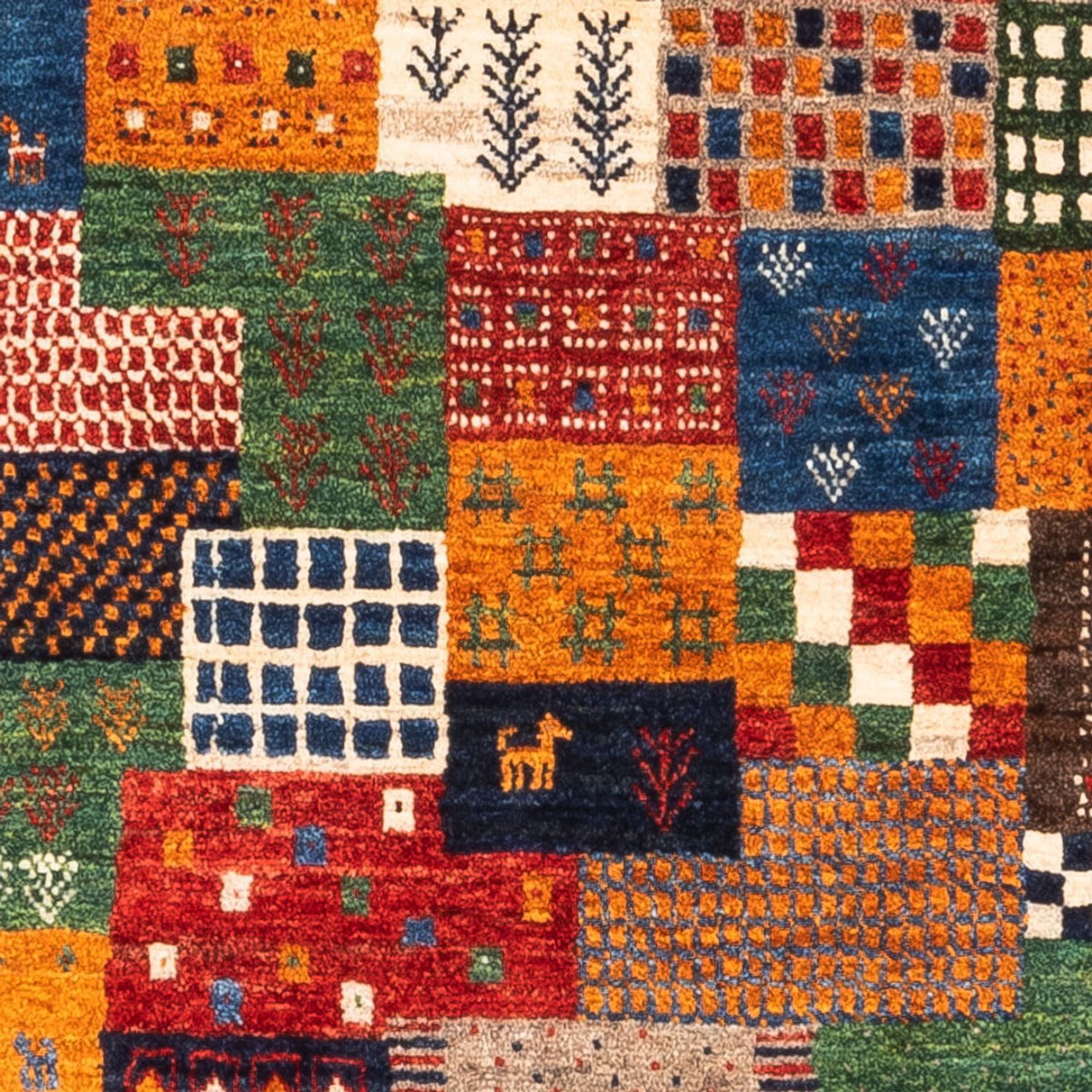 Gabbeh Teppich - Loribaft Perser - Royal - 125 x 80 cm - mehrfarbig