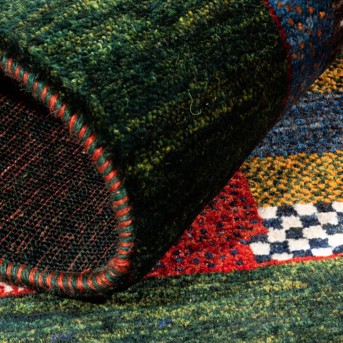 Gabbeh Teppich - Loribaft Perser - Royal - 135 x 83 cm - mehrfarbig