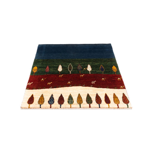 Gabbeh Teppich - Loribaft Perser - Royal - 122 x 83 cm - mehrfarbig