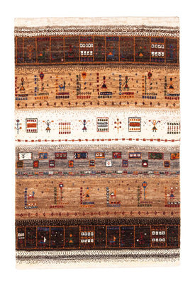 Gabbeh Teppich - Loribaft Perser - Royal - 124 x 85 cm - mehrfarbig