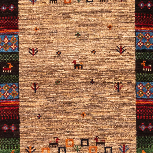 Gabbeh Teppich - Loribaft Perser - Royal - 125 x 87 cm - mehrfarbig