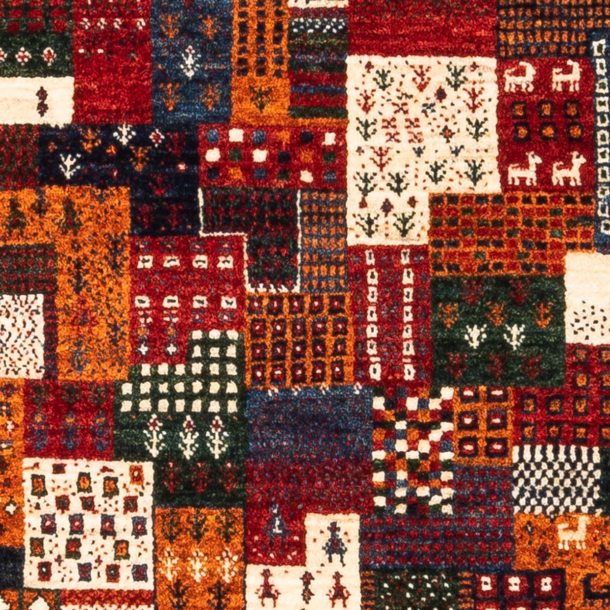 Gabbeh Teppich - Loribaft Perser - Royal - 120 x 85 cm - mehrfarbig