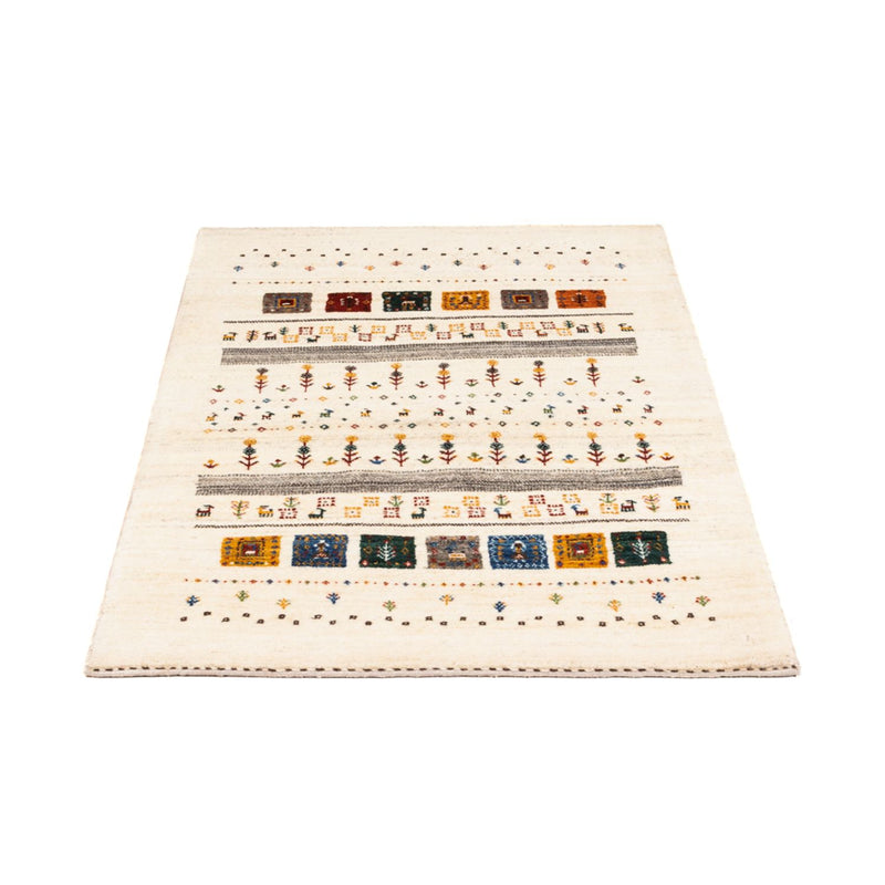 Gabbeh Teppich - Loribaft Perser - Royal - 122 x 78 cm - creme