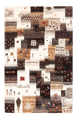 Gabbeh Teppich - Loribaft Perser - Royal - 126 x 85 cm - grau