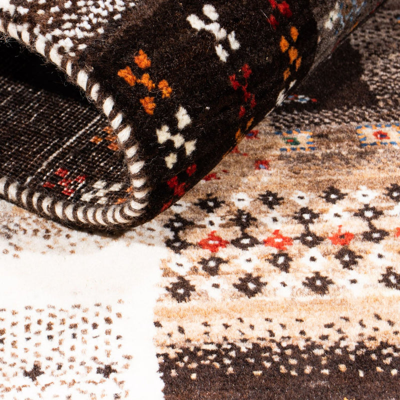 Gabbeh Teppich - Loribaft Perser - Royal - 126 x 85 cm - grau