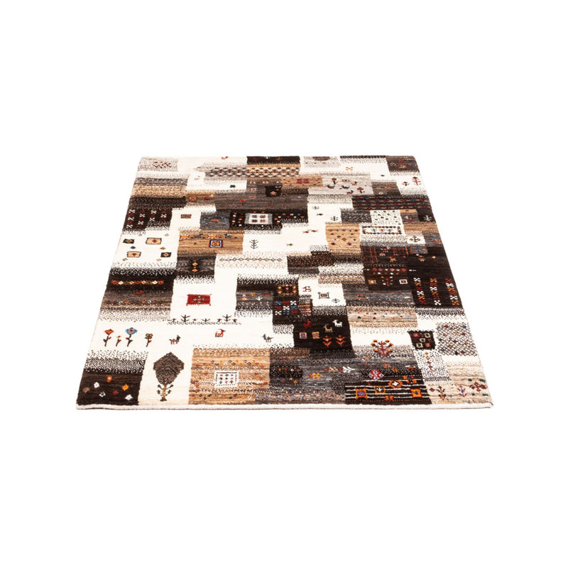 Gabbeh Teppich - Loribaft Perser - Royal - 126 x 85 cm - grau