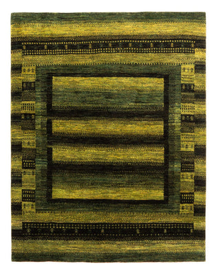 Gabbeh Teppich - Loribaft Perser - Royal - 199 x 154 cm - grün