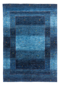 Gabbeh Teppich - Loribaft Perser - 213 x 144 cm - blau