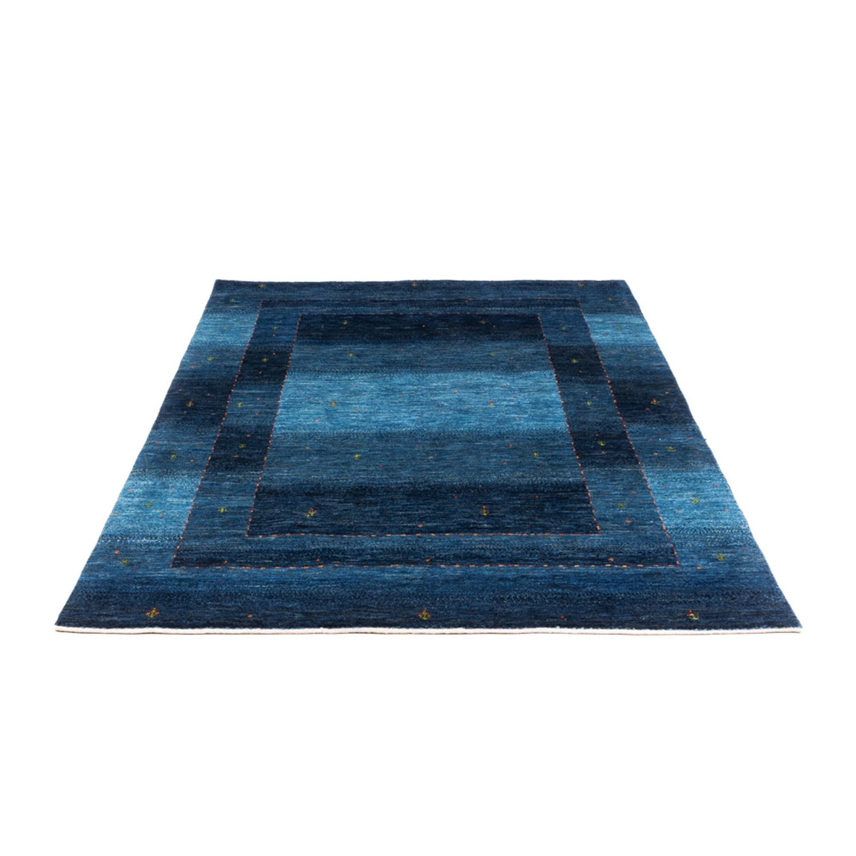 Gabbeh Teppich - Loribaft Perser - 213 x 144 cm - blau