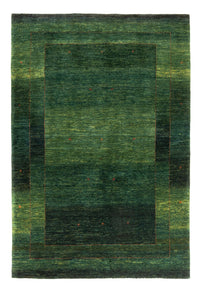 Gabbeh Teppich - Loribaft Perser - 197 x 135 cm - grün