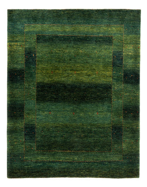 Gabbeh Teppich - Loribaft Perser - 200 x 160 cm - grün