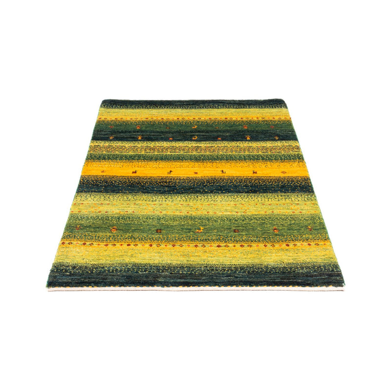 Gabbeh Teppich - Loribaft Perser - Royal - 133 x 82 cm - grün