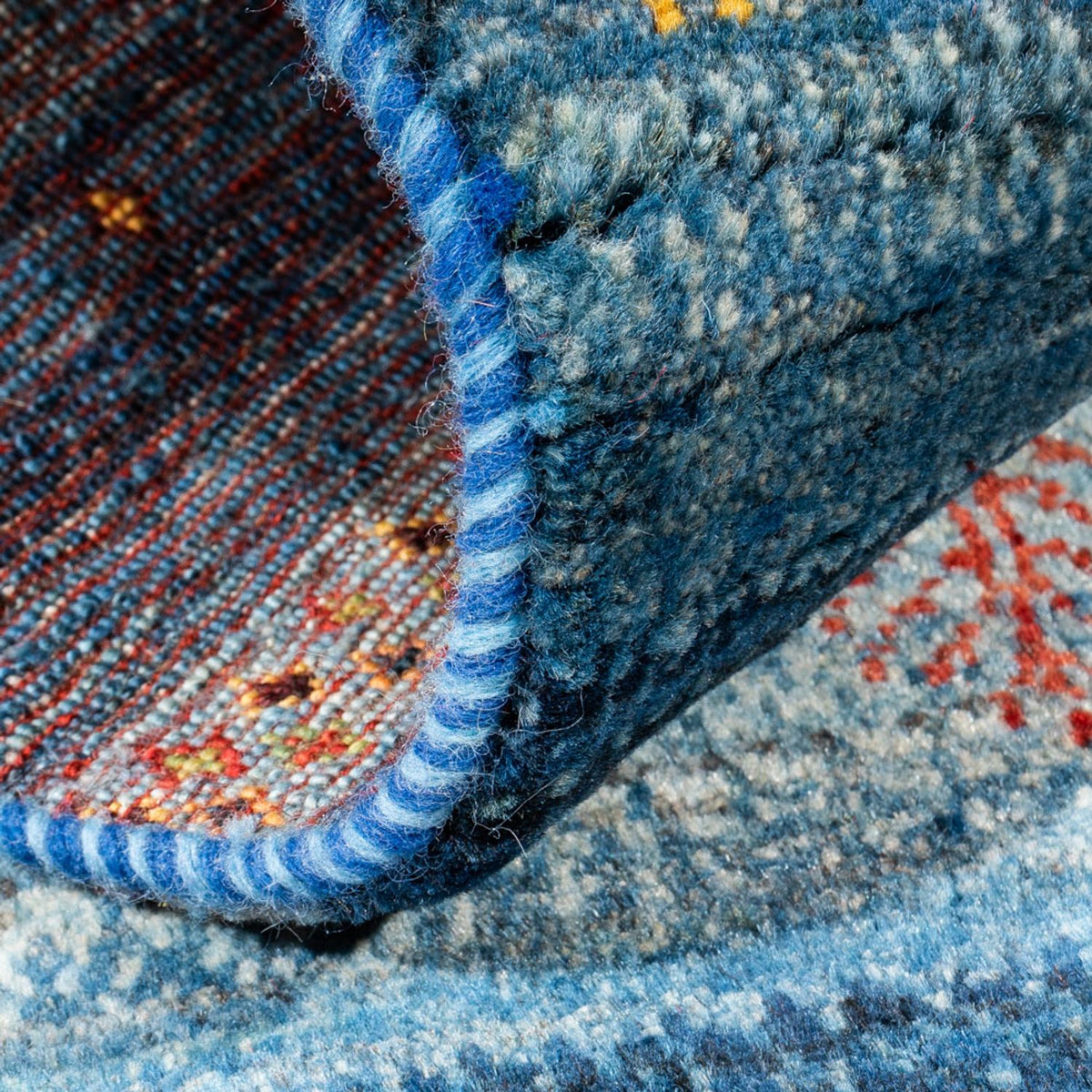 Gabbeh Teppich - Loribaft Perser - Royal - 129 x 84 cm - mehrfarbig