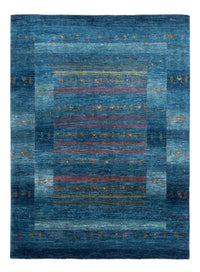 Gabbeh Teppich - Loribaft Perser - 200 x 147 cm - blau