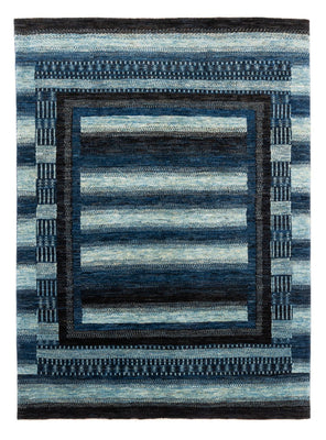 Gabbeh Teppich - Loribaft Perser - Royal - 204 x 149 cm - blau