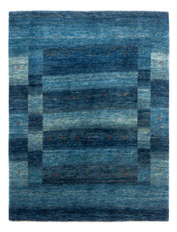 Gabbeh Teppich - Loribaft Perser - 205 x 156 cm - blau