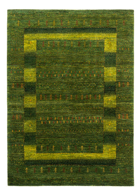 Gabbeh Teppich - Loribaft Perser - 205 x 150 cm - grün