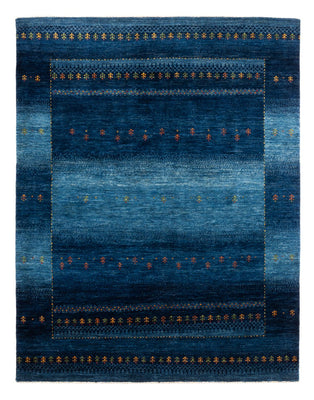 Gabbeh Teppich - Loribaft Perser - 207 x 157 cm - blau