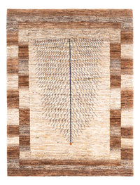 Gabbeh Teppich - Loribaft Perser - 208 x 155 cm - beige