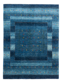Gabbeh Teppich - Loribaft Perser - 209 x 154 cm - blau