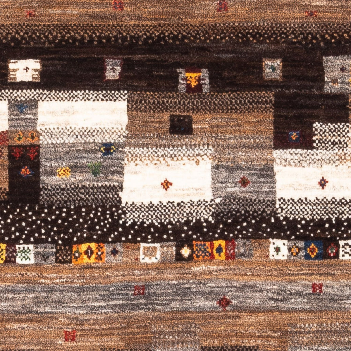 Gabbeh Teppich - Loribaft Perser - Royal - 129 x 84 cm - mehrfarbig