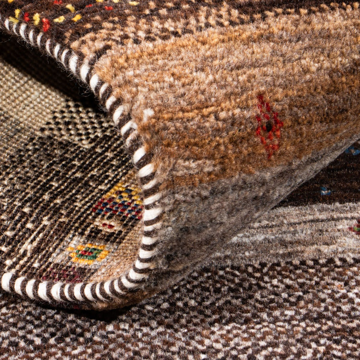 Gabbeh Teppich - Loribaft Perser - Royal - 129 x 84 cm - mehrfarbig