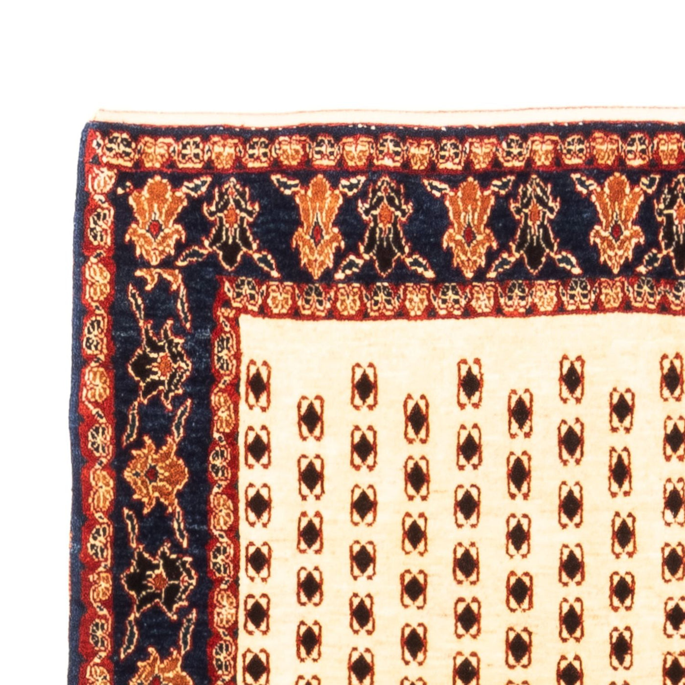 Gabbeh Persisch Teppich 214x137cm - Perserteppich Wollteppich