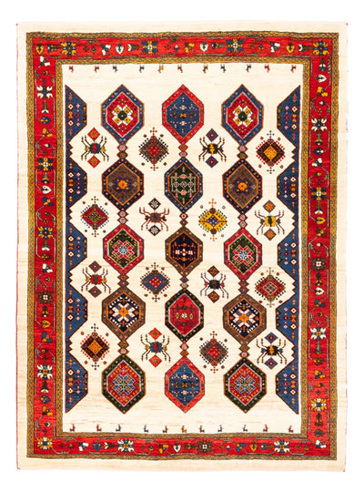 Gabbeh Persisch Teppich 153x205cm - Perserteppich Wollteppich