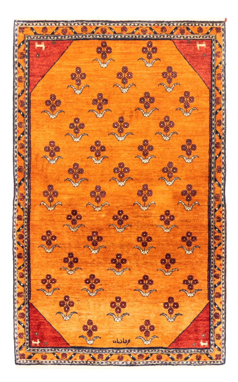 Gabbeh Teppich - Perser - 150 x 102 cm - gold