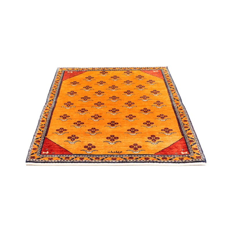 Gabbeh Teppich - Perser - 150 x 102 cm - gold