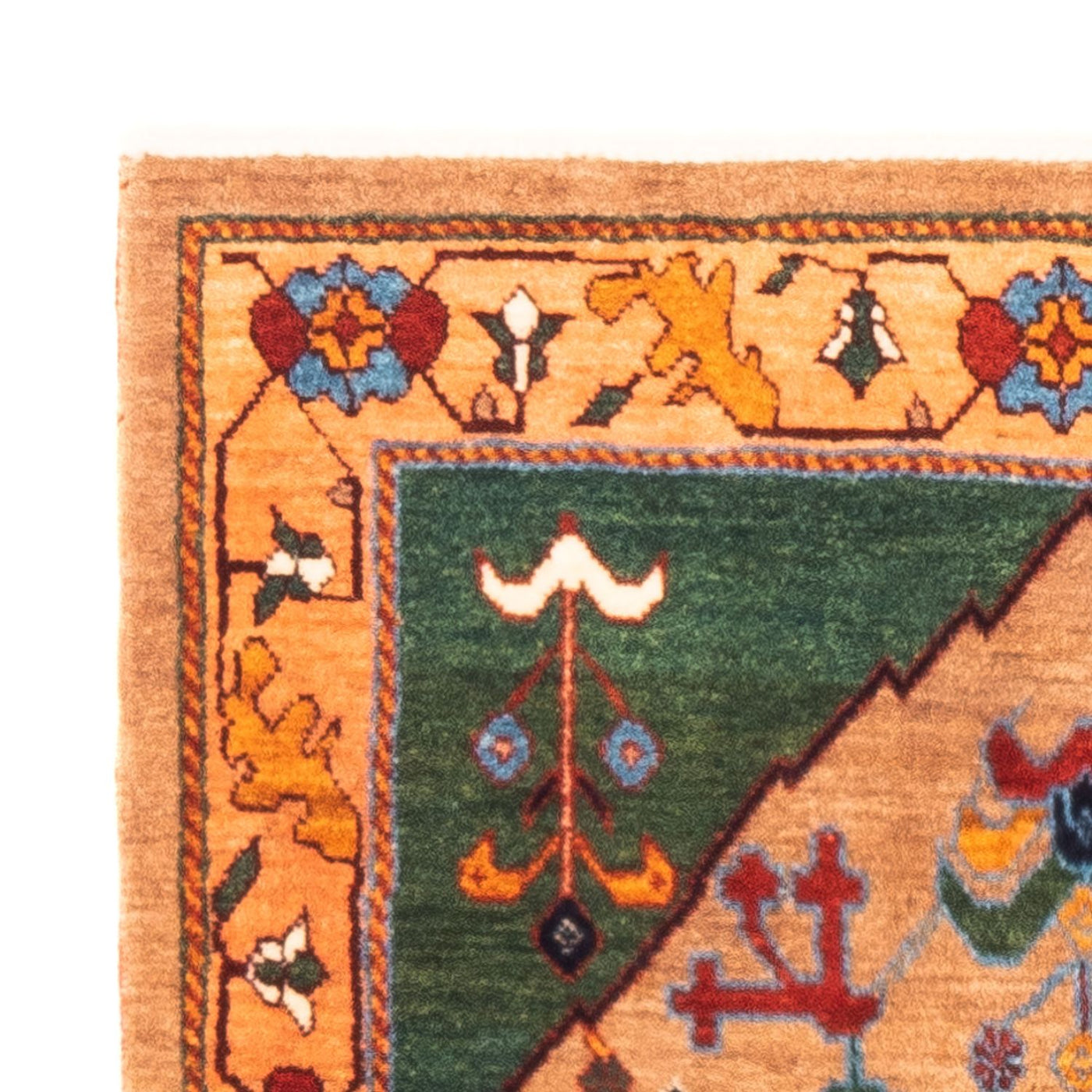Gabbeh Persisch Teppich 120x82cm - Perserteppich Wollteppich