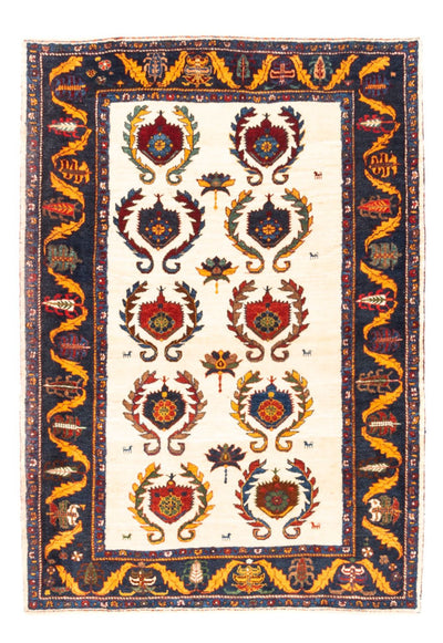Gabbeh Persisch Teppich 115x155cm - Perserteppich Wollteppich