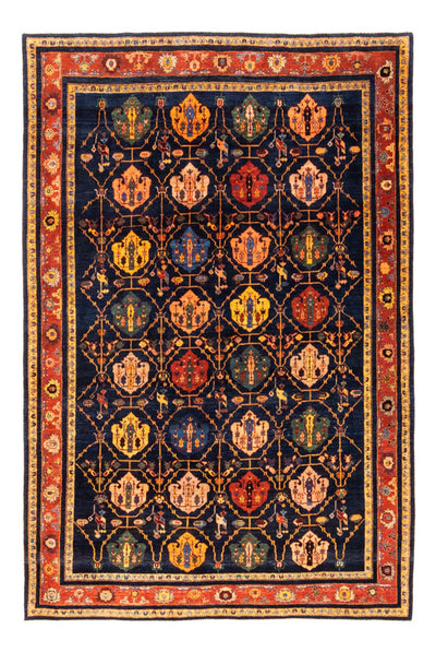 Gabbeh Persisch Teppich 185x257cm - Perserteppich Wollteppich
