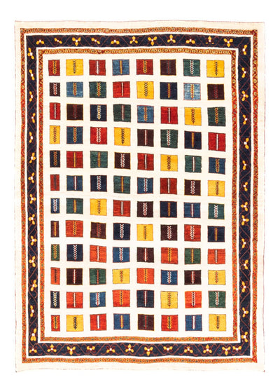 Gabbeh Persisch Teppich 157x207cm - Perserteppich Wollteppich