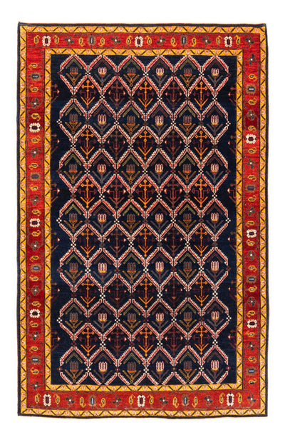 Gabbeh Persisch Teppich 143x205cm - Perserteppich Wollteppich