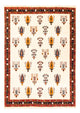Gabbeh Persisch Teppich 215x152cm - Perserteppich Wollteppich