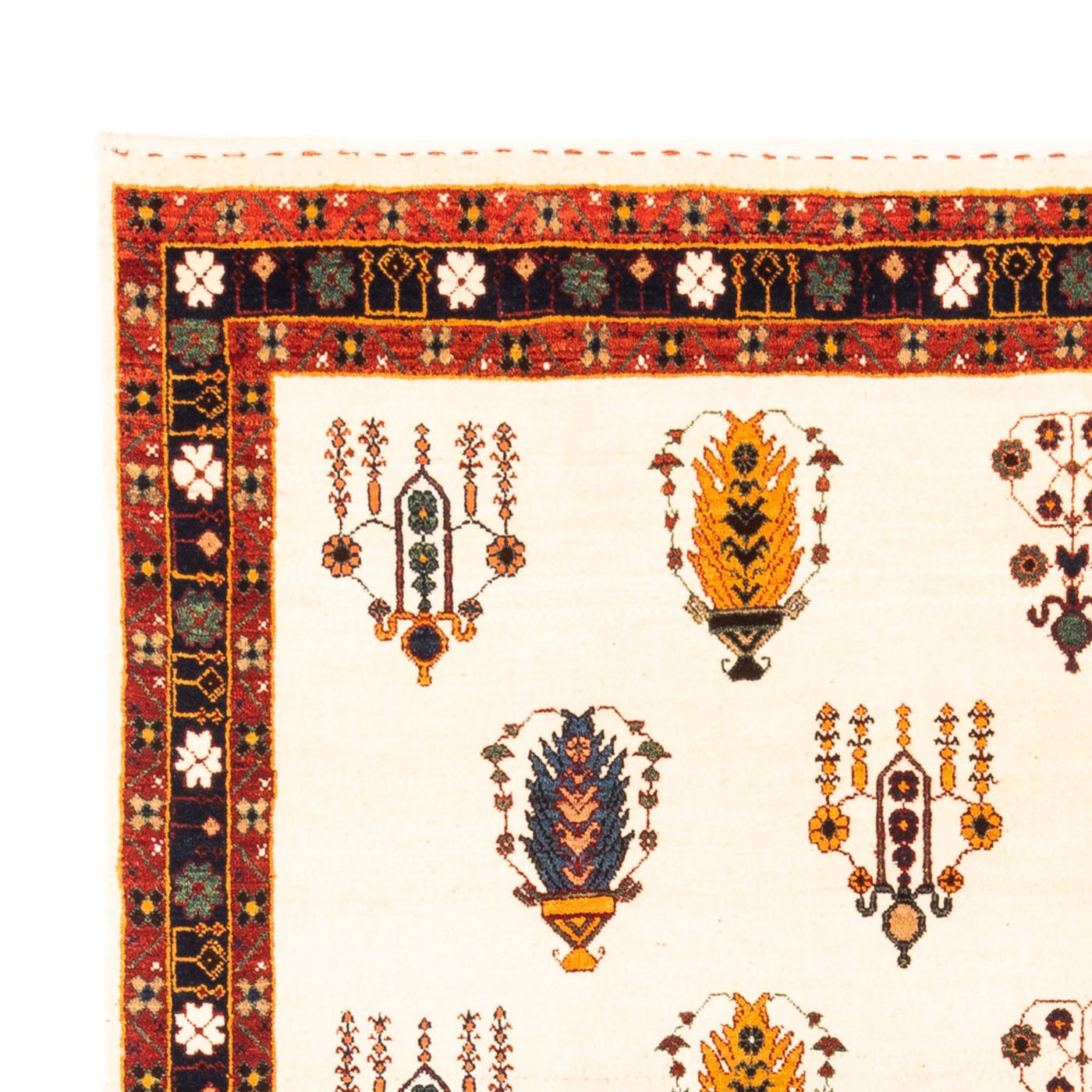 Gabbeh Persisch Teppich 215x152cm - Perserteppich Wollteppich