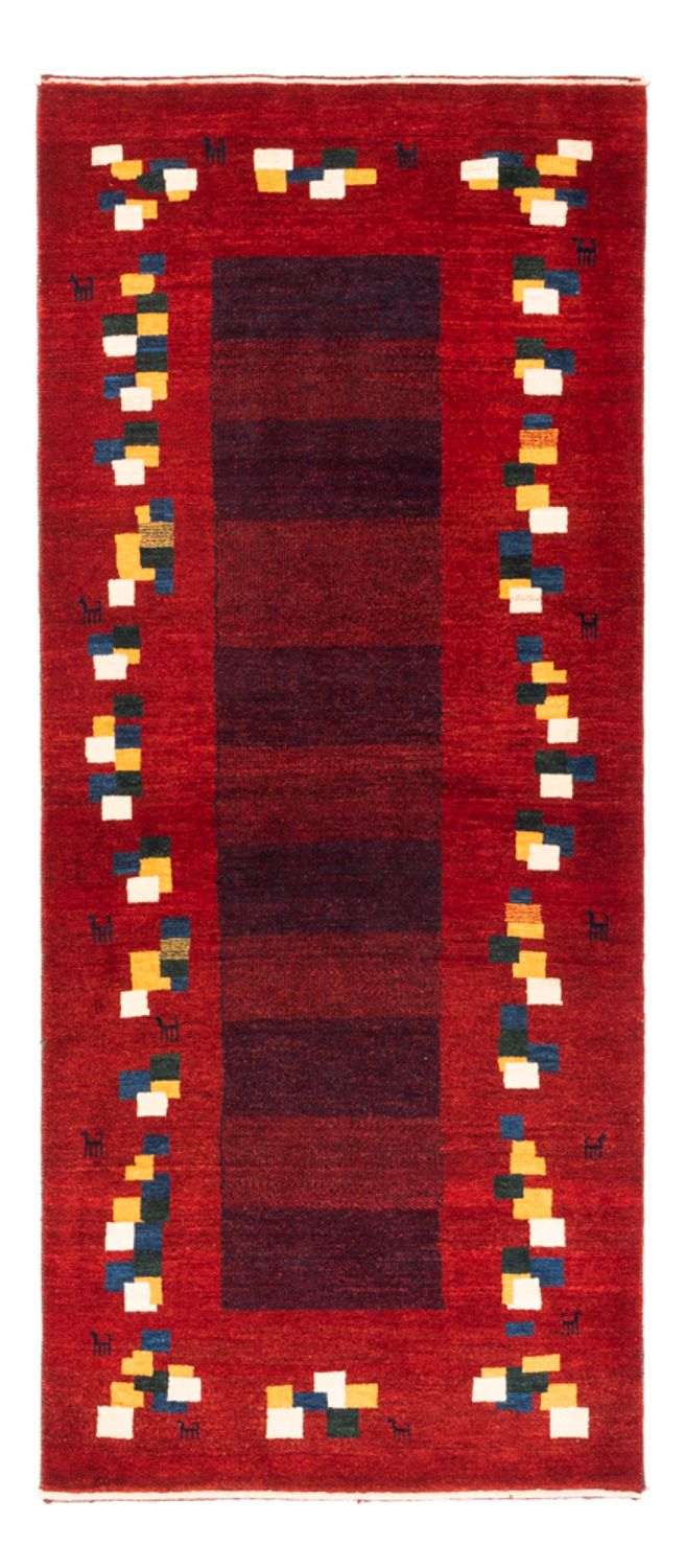 Läufer Gabbeh - Perser - 200 x 85 cm - rot