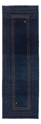 Läufer Gabbeh - Perser - 245 x 83 cm - dunkelblau