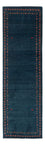 Läufer Gabbeh - Perser - 251 x 80 cm - dunkelblau