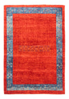 Gabbeh Persisch Teppich 101x145cm - Perserteppich Wollteppich - Rechteckig / Rot / 101 x 145 cm Rechteckig